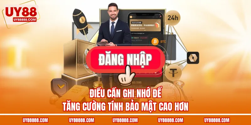 Điều cần ghi nhớ để tăng cường tính bảo mật cao hơn