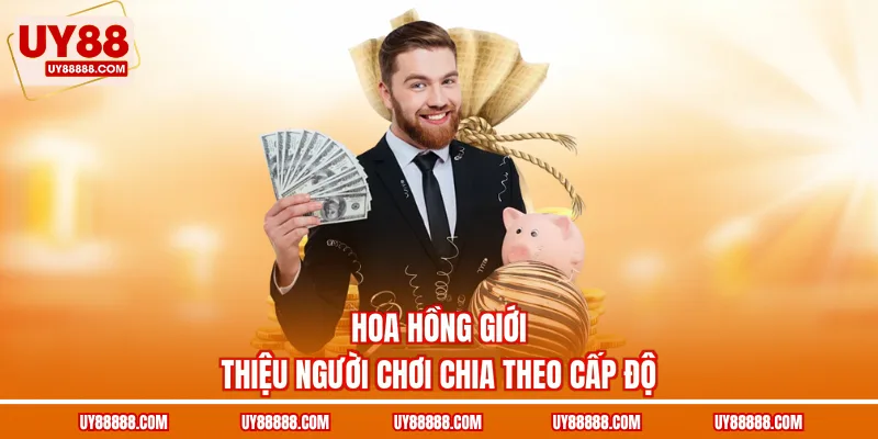 Hoa hồng giới thiệu người chơi chia theo cấp độ