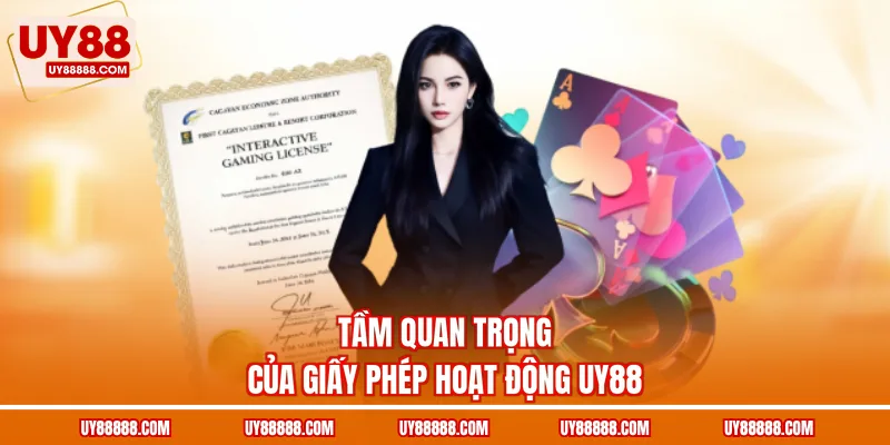 Tầm quan trọng của giấy phép hoạt động UY88